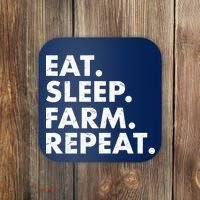 Eat Sleep Farm Repeat Coaster thumb 0