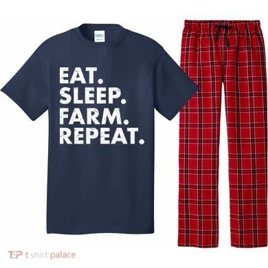 Eat Sleep Farm Repeat Pajama Set