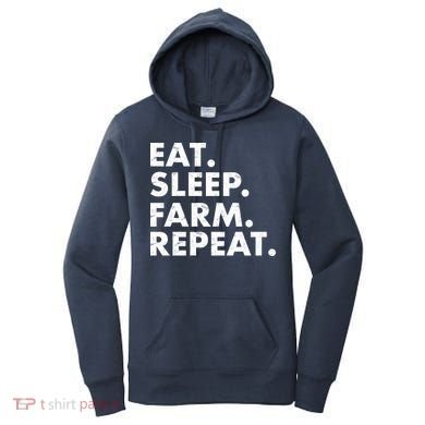 Eat Sleep Farm Repeat Women's Hoodie