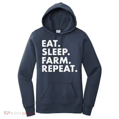 Eat Sleep Farm Repeat Women's Hoodie