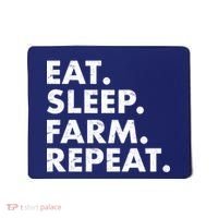 Eat Sleep Farm Repeat Mousepad thumb 0