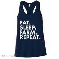 Eat Sleep Farm Repeat Women's Tank Top thumb 0