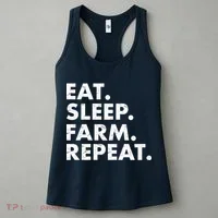 Eat Sleep Farm Repeat Women's Tank Top thumb 3