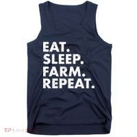 Eat Sleep Farm Repeat Tank Top thumb 0