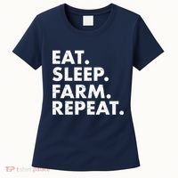 Eat Sleep Farm Repeat Women's T-Shirt thumb 0