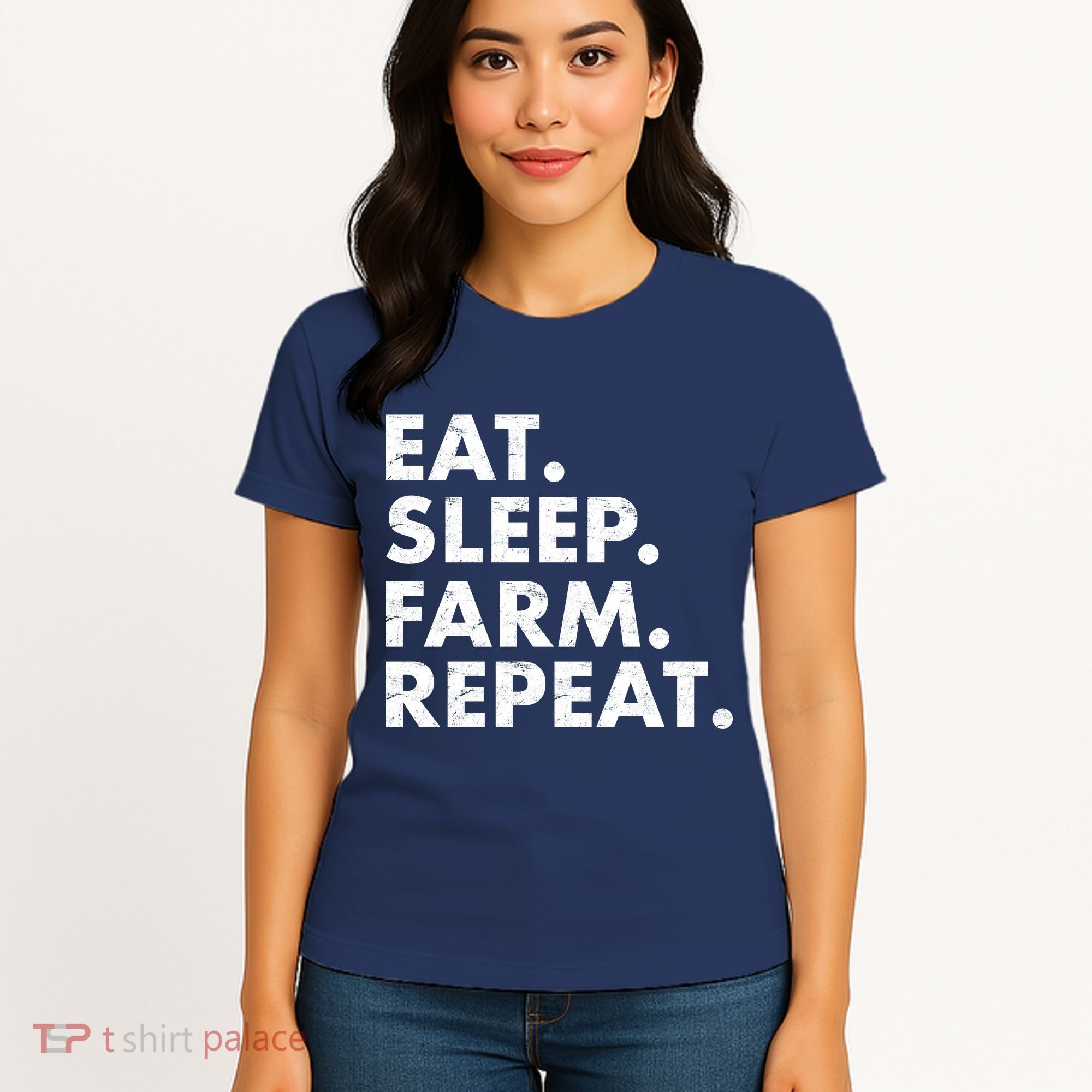 Eat Sleep Farm Repeat Women's T-Shirt