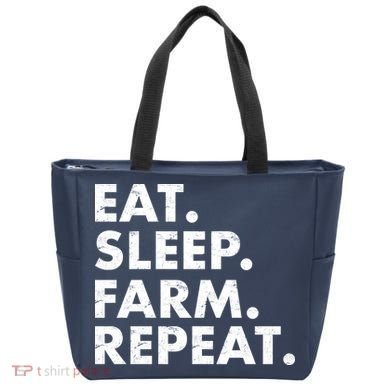 Eat Sleep Farm Repeat Tote Bag