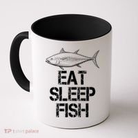 Eat Sleep Fish Fishing Fanatic Coffee Mug thumb 0