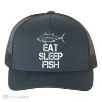 Eat Sleep Fish Fishing Fanatic Yupoong Adult 5-Panel Trucker Hat thumb 0