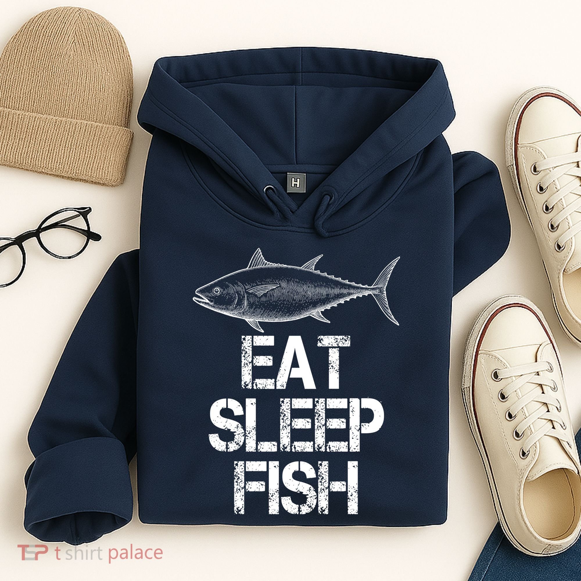 Eat Sleep Fish Fishing Fanatic Hoodie