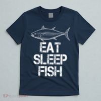 Eat Sleep Fish Fishing Fanatic T-Shirt thumb 5