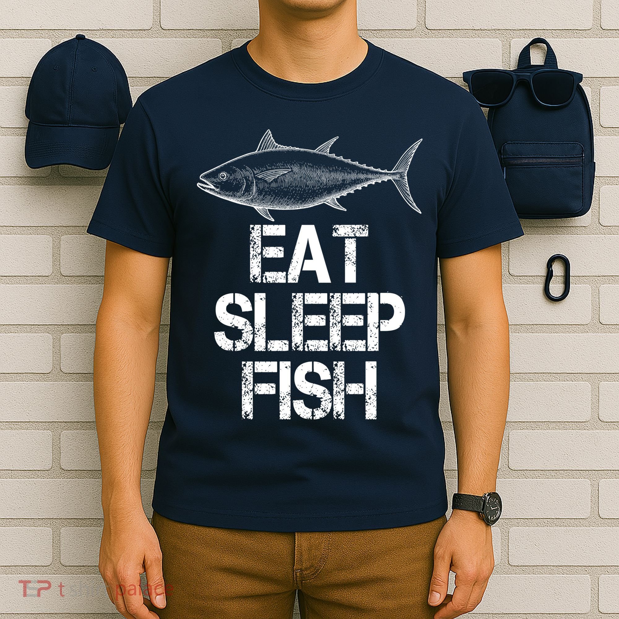 Eat Sleep Fish Fishing Fanatic T-Shirt