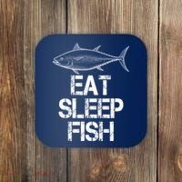 Eat Sleep Fish Fishing Fanatic Coaster thumb 0