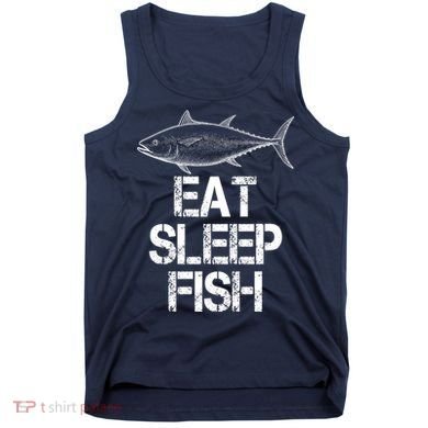 Eat Sleep Fish Fishing Fanatic Tank Top