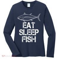 Eat Sleep Fish Fishing Fanatic Women's Long Sleeve Shirt thumb 0