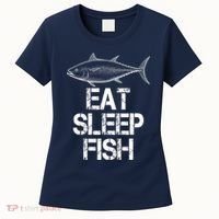 Eat Sleep Fish Fishing Fanatic Women's T-Shirt thumb 0