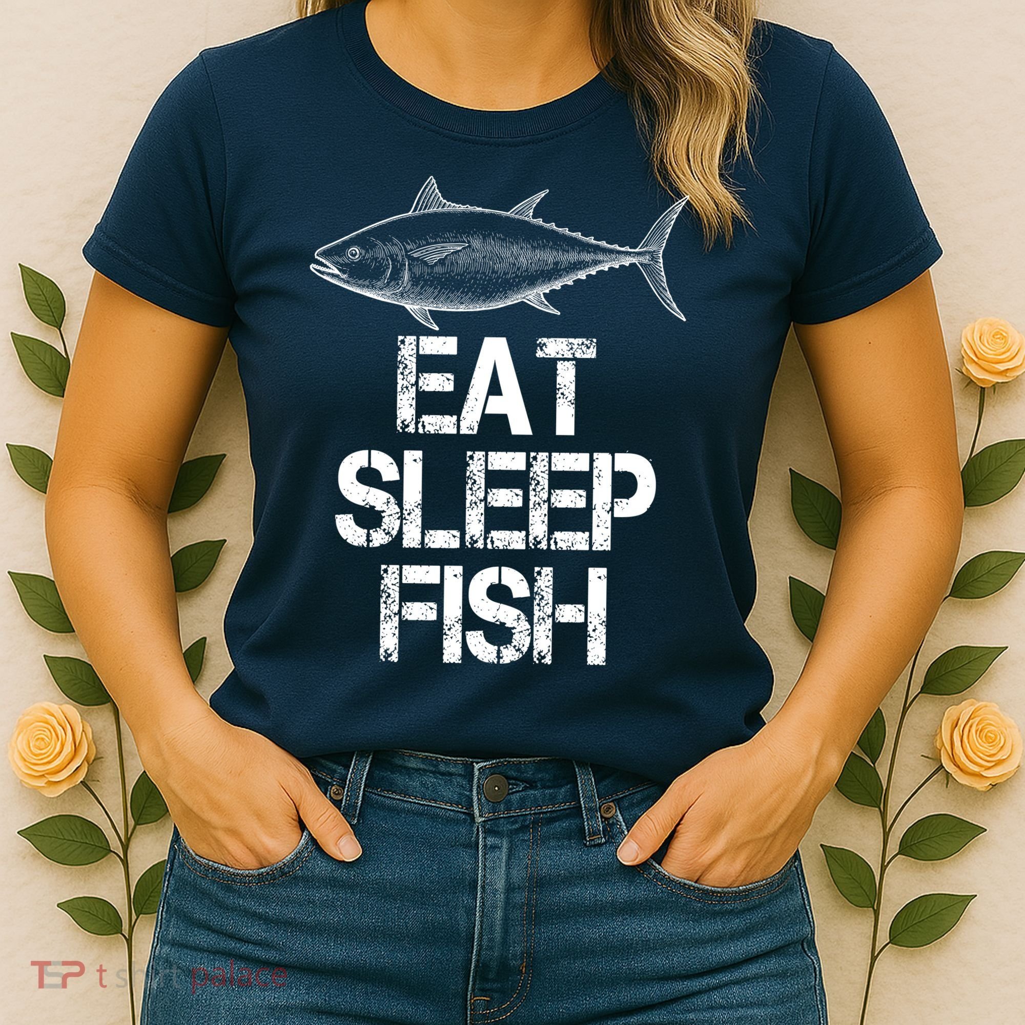 Eat Sleep Fish Fishing Fanatic Women's T-Shirt