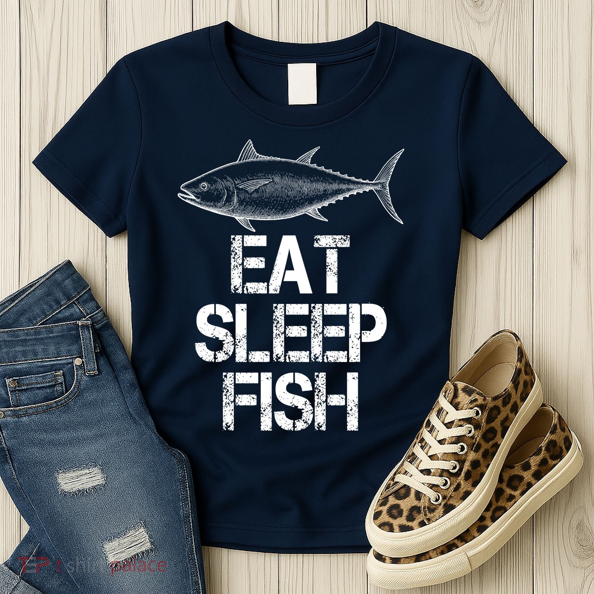 Eat Sleep Fish Fishing Fanatic Women's T-Shirt