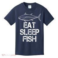 Eat Sleep Fish Fishing Fanatic Kids T-Shirt thumb 0