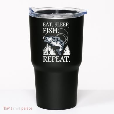Eat Sleep Fish Repeat Tumbler