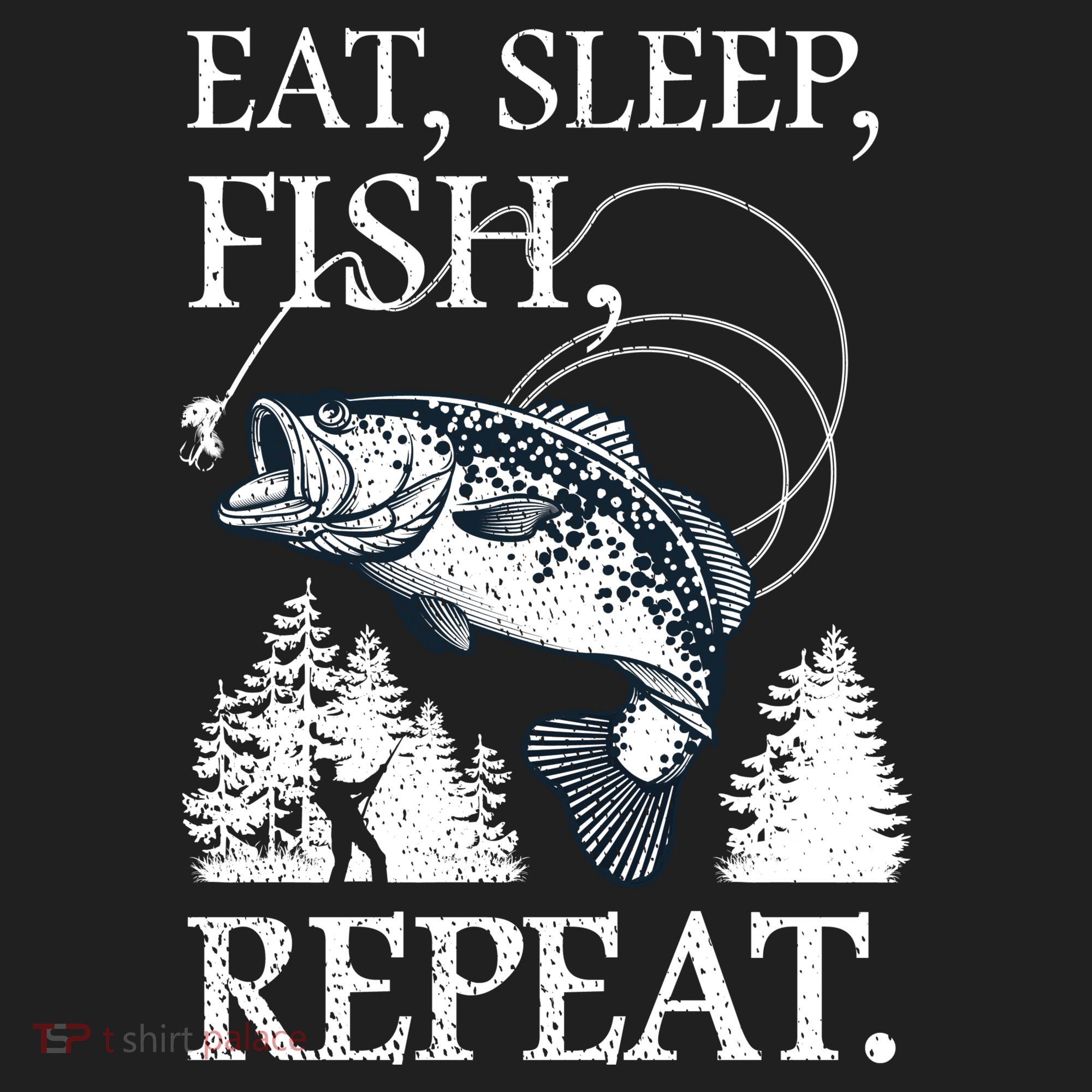 Eat Sleep Fish Repeat Tumbler