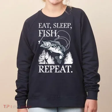 Eat Sleep Fish Repeat Women's Sweatshirt