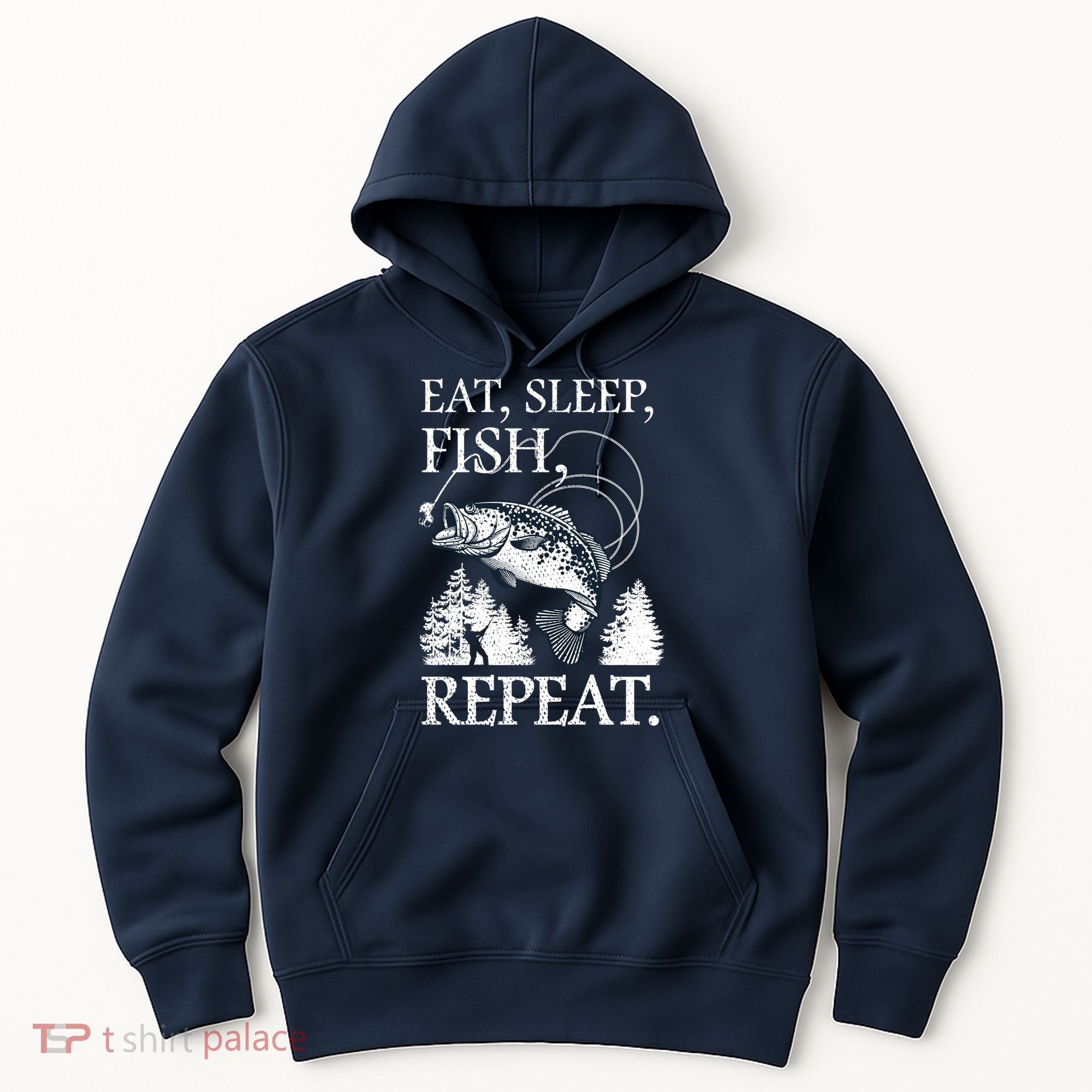 Eat Sleep Fish Repeat Hoodie