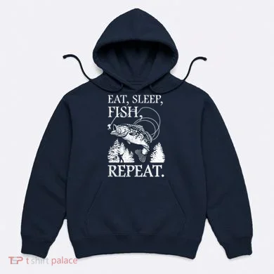 Eat Sleep Fish Repeat Hoodie