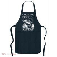 Eat Sleep Fish Repeat Apron thumb 0