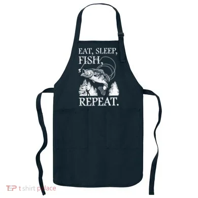Eat Sleep Fish Repeat Apron