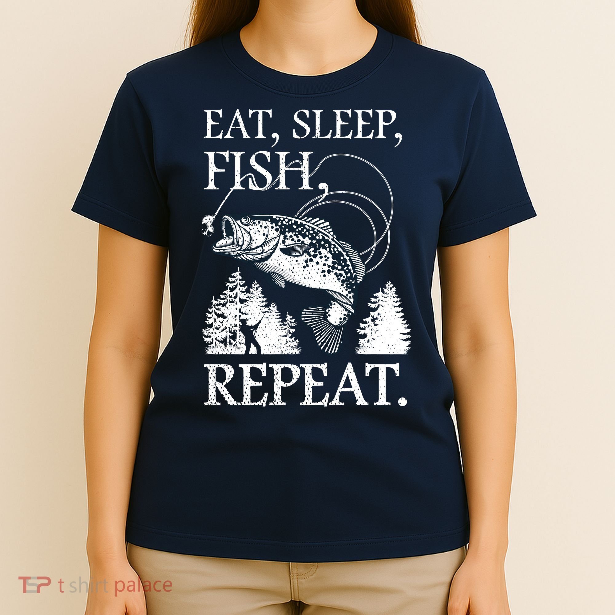 Eat Sleep Fish Repeat T-Shirt