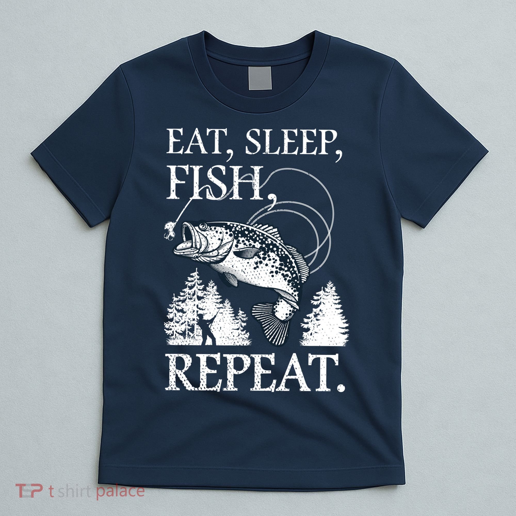 Eat Sleep Fish Repeat T-Shirt