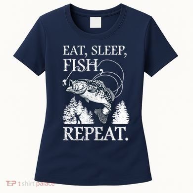 Eat Sleep Fish Repeat Women's T-Shirt