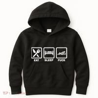 Eat Sleep Fuck Kids Hoodie thumb 0