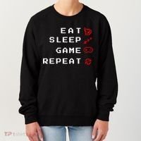 Eat Sleep Game Repeat Women's Sweatshirt thumb 0