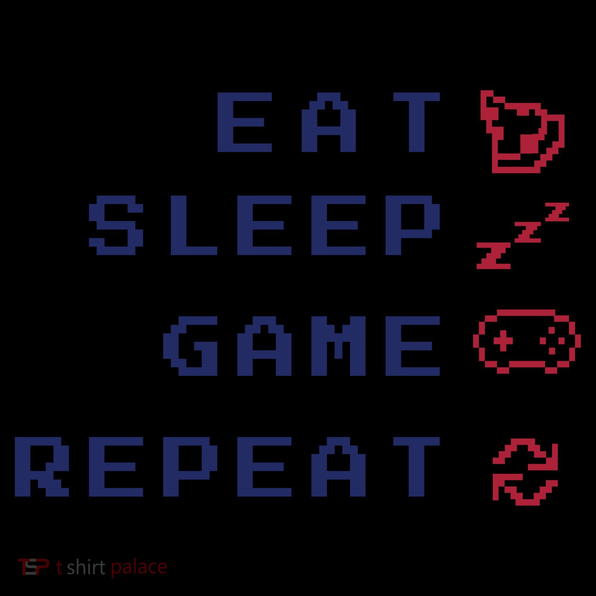Eat Sleep Game Repeat Coffee Mug