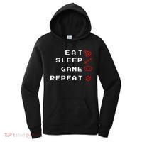 Eat Sleep Game Repeat Women's Hoodie thumb 0