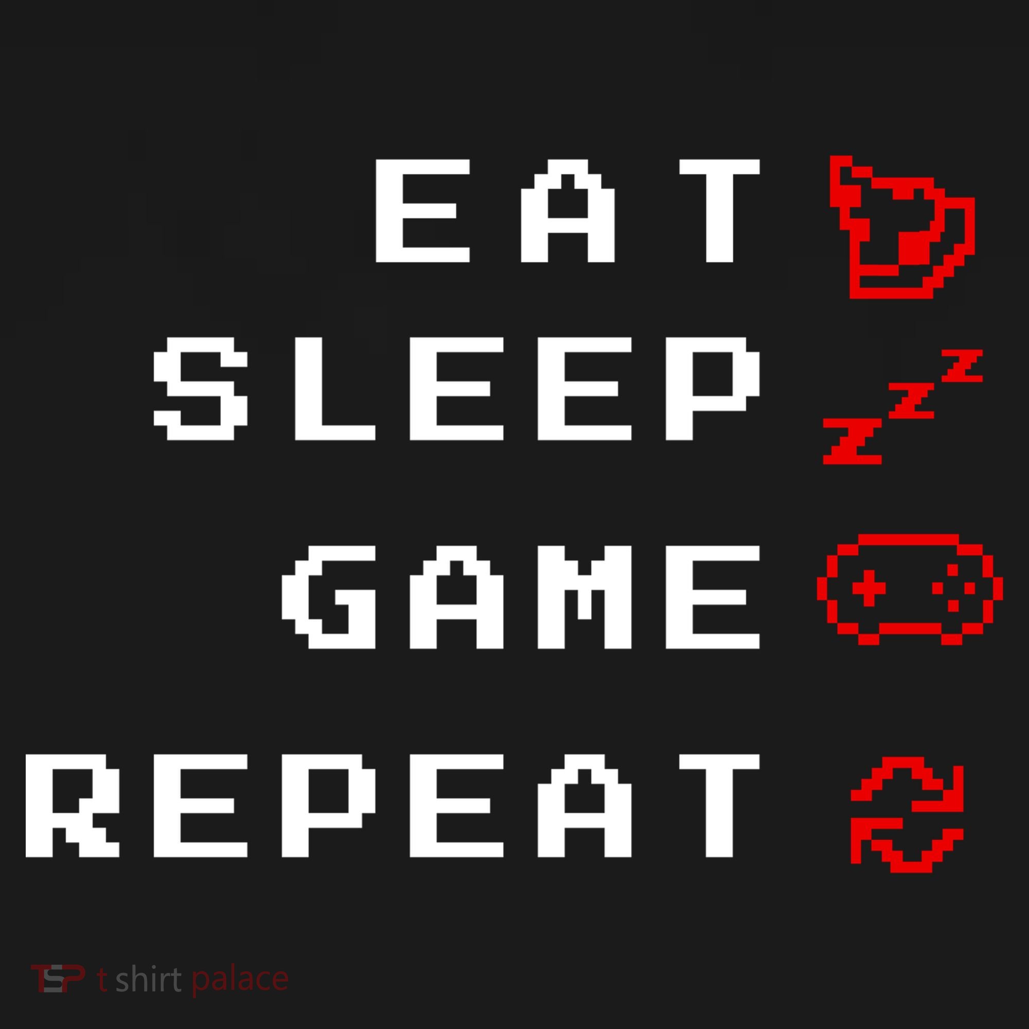 Eat Sleep Game Repeat Ornament