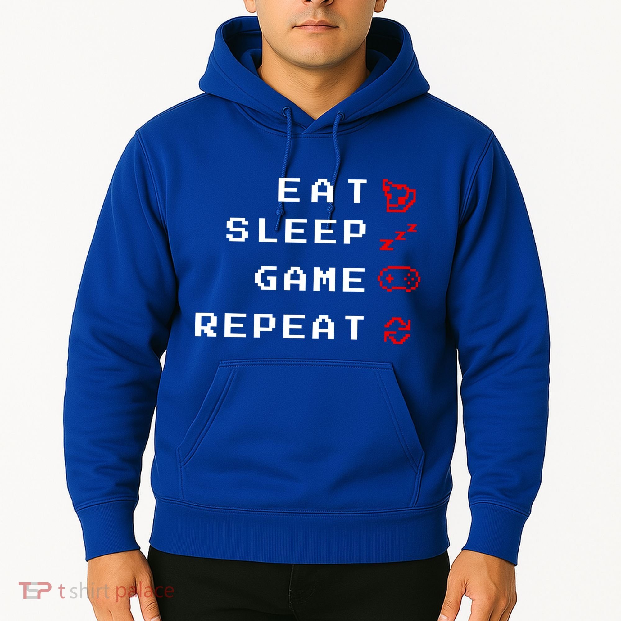 Eat Sleep Game Repeat Hoodie