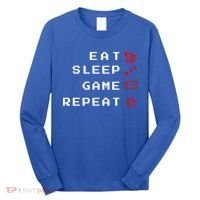 Eat Sleep Game Repeat Long Sleeve Shirt thumb 0