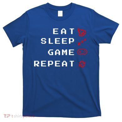 Eat Sleep Game Repeat T-Shirt
