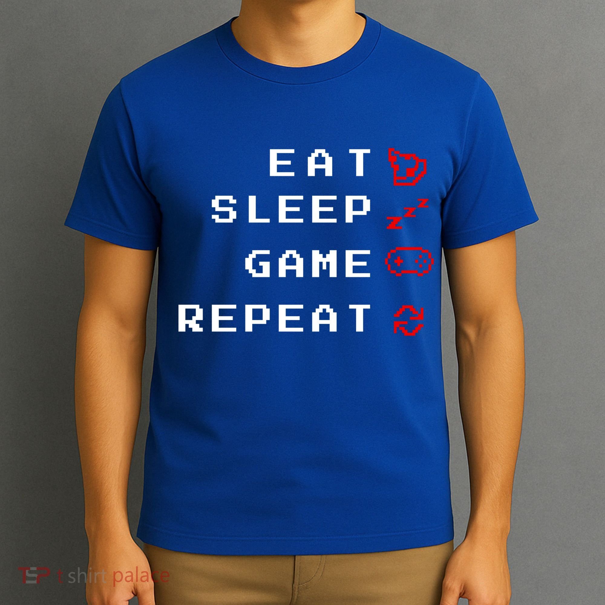 Eat Sleep Game Repeat T-Shirt