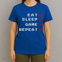 Eat Sleep Game Repeat T-Shirt thumb 4