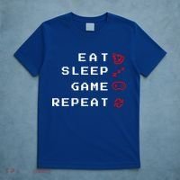 Eat Sleep Game Repeat T-Shirt thumb 5