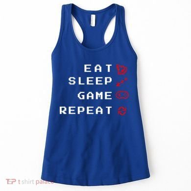 Eat Sleep Game Repeat Women's Tank Top