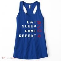 Eat Sleep Game Repeat Women's Tank Top thumb 0