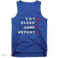 Eat Sleep Game Repeat Tank Top thumb 0