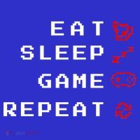 Eat Sleep Game Repeat Tank Top thumb 6