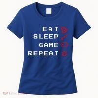 Eat Sleep Game Repeat Women's T-Shirt thumb 0
