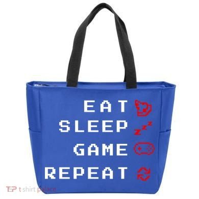 Eat Sleep Game Repeat Tote Bag
